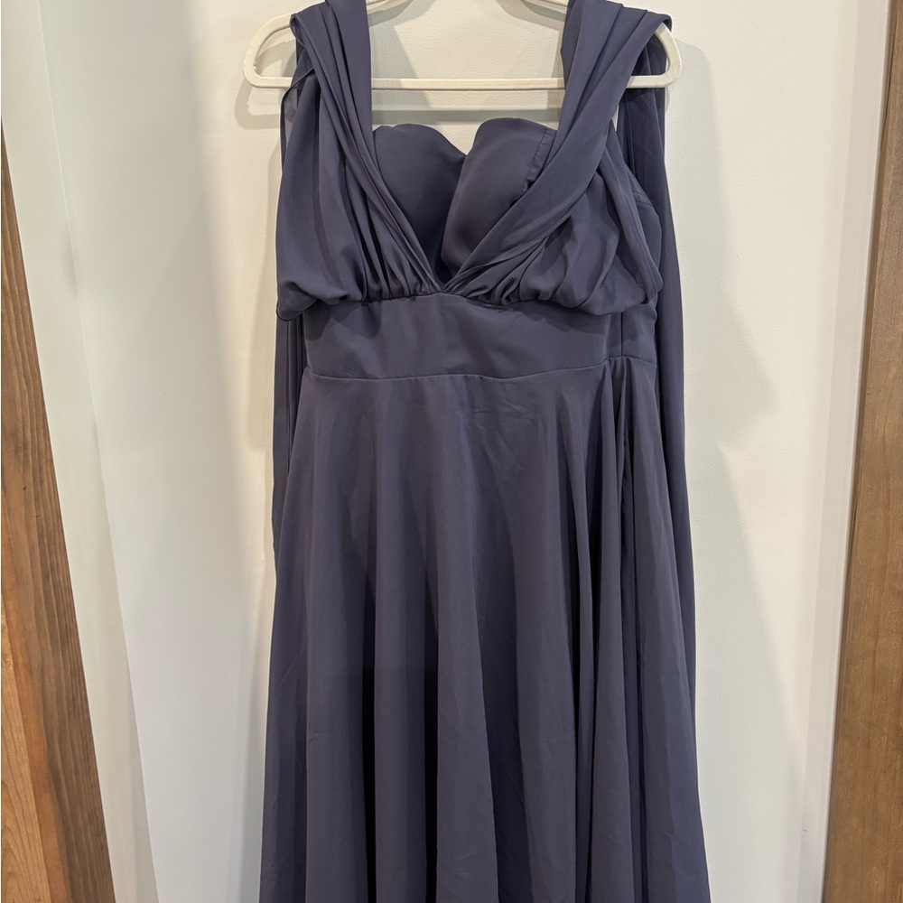 Elegant Purple Women's Dress